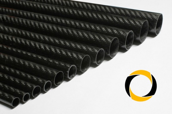Carbon Rohr Business glänzend 16x0,5x1000mm